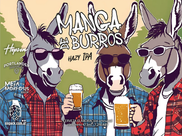 Manga de Burros - Hazy IPA Colaborativa